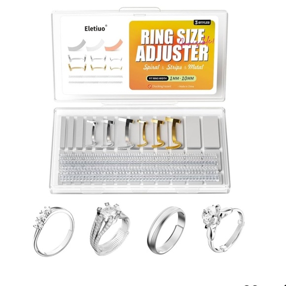 Ring size adjuster for large rings 3 different types in this kit - Picture 1 of 4